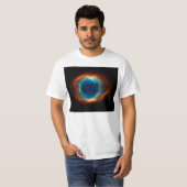 T-shirt Nuage de l'espace d'étoile de nébuleuse d'hélice (Devant entier)