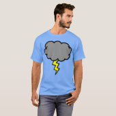 T-shirt nuage de lumière ami (Devant entier)