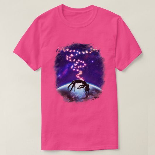 T-shirt Nuage de stylo (Design devant)