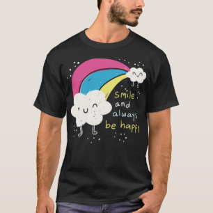 T-shirt Nuage mignon et arc-en-ciel