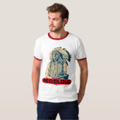 T-shirt Nuage rouge (Devant entier)