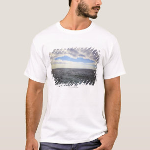 T-shirt Nuages circulaires au-dessus de l'Océan Atlantiqu