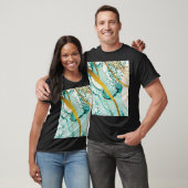 T-shirt Nuages d'art Abstraits : Encre translucide (Unisexe)