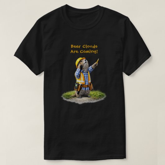 T-shirt "Nuages de Bière" (Design devant)