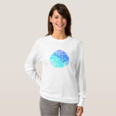T-shirt Nuages de géométrie (Devant entier)