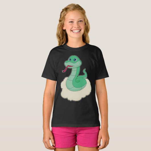 T-shirt Nuages de serpent (Devant entier)