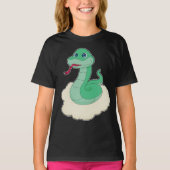 T-shirt Nuages de serpent (Devant)