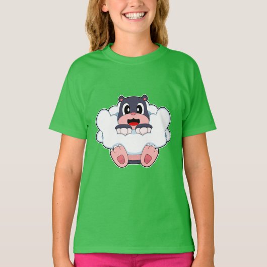 T-shirt Nuages de Taupe (Devant)