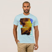T-shirt Nuages délicats - Doré (Devant entier)