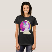 T-shirt Nuages d'étoiles Unicorn (Devant entier)