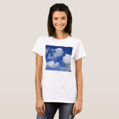 T-shirt Nuages et ciel bleu (Devant entier)