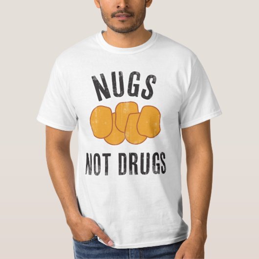 T-shirt Nuages et non drogues (Devant)