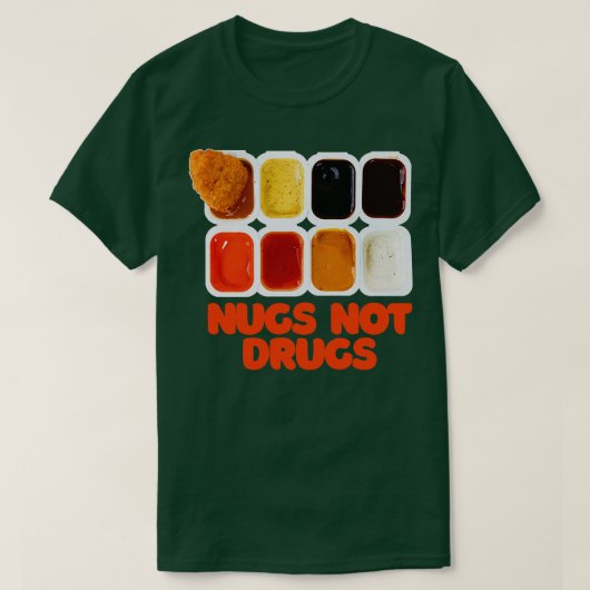 T-shirt Nuages et non drogues 1 (Design devant)