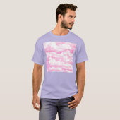T-shirt Nuages Festifs Rose (Devant entier)