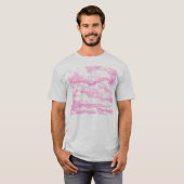 T-shirt Nuages Festifs Rose (Devant entier)