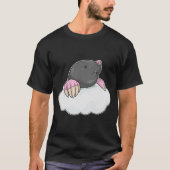 T-shirt Nuages Mole (Devant)