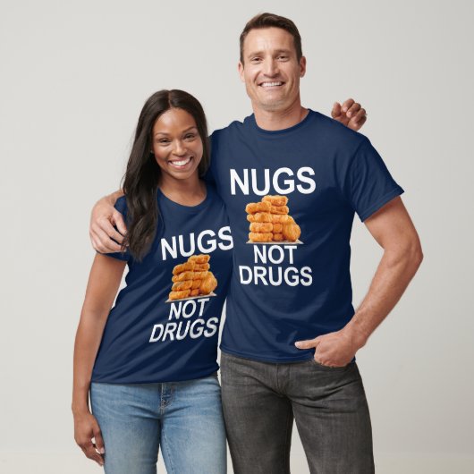 T-SHIRT NUAGES NON DROGUES, POULET NUGGET (Unisexe)