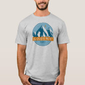 T-shirt Nuages Reste Mountain Yosemite Stars Lune (Devant)