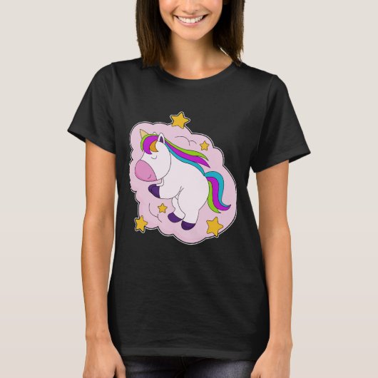 T-shirt Nuages Unicorne (Devant)