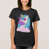 T-shirt Nuages Unicorne (Devant)