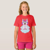 T-shirt Nuages Unicorne (Devant entier)