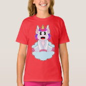 T-shirt Nuages Unicorne (Devant)