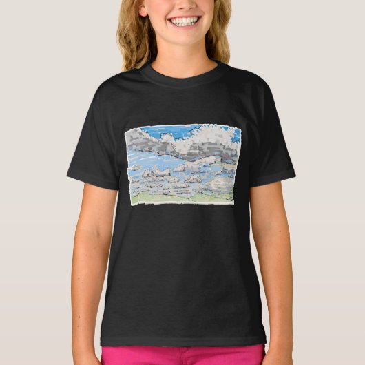 T-shirt Nuageux (Devant)