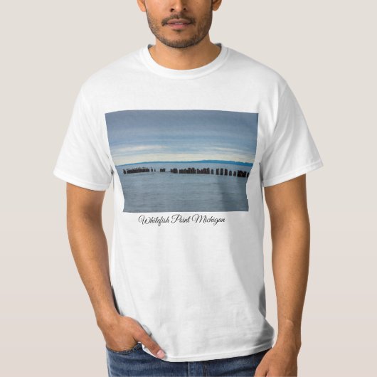 T-shirt Nuageux À Whitefish Bay (Devant)