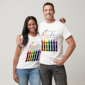 T-shirt Nuances de couleurs (Unisexe)