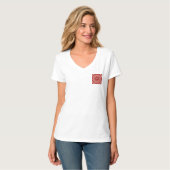 T-shirt Nuances de Rouge (Devant entier)