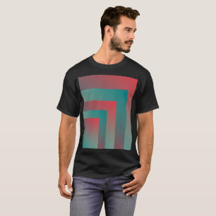 T-shirt nuances turquoises coralliennes