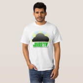 T-SHIRT NUBE NEGRA TV VERT (Devant entier)