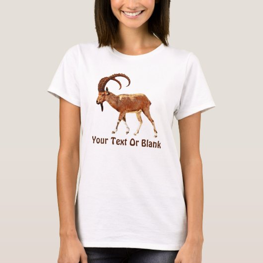 T-shirt Nubian Ibex - Ein Gedi (Devant)