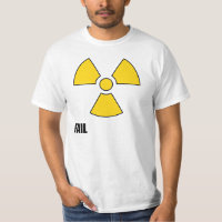 T-shirt nucléaire d'ÉCHOUER de symbole