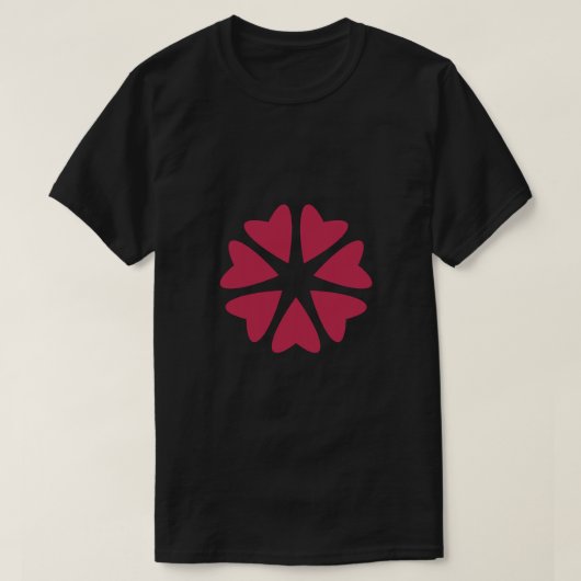 T-shirt Nucléaire - magenta rouge - image. (Design devant)