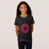 T-Shirt Nucléaire - magenta rouge - image. (Devant entier)