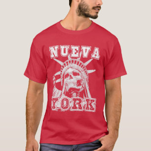 T-shirt Nueva York Gothique Espagnol New York Statue De Li