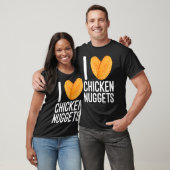 T-shirt Nugget de poulet de restauration rapide (Unisexe)