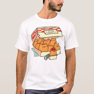T-shirt Nuggets de chaton de restauration rapide
