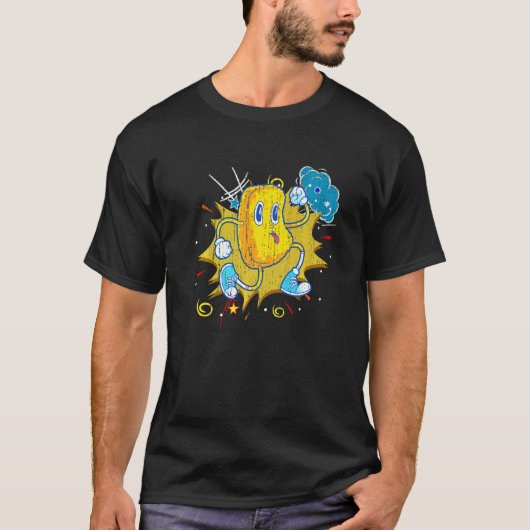 T-shirt Nuggets de poulet rapide pour gourmand de fast-foo (Devant)