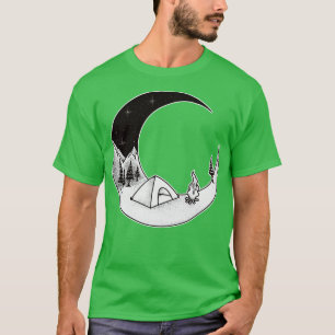 T-shirt Nuit de camping Nature extérieure Ciel étoilé