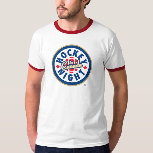 T-shirt Nuit de hockey au Canada (Devant)