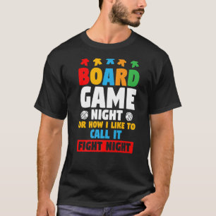 T-shirt Nuit De Jeu De Table Ou Comment J'Aimerais L'Appel