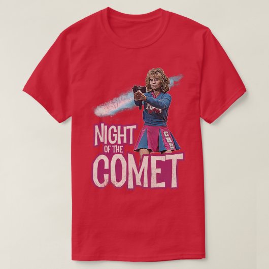T-shirt Nuit de la comète 80s Cult Horror Film (Design devant)