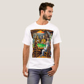 T-shirt Nuit de Poker Cryptid (Devant entier)