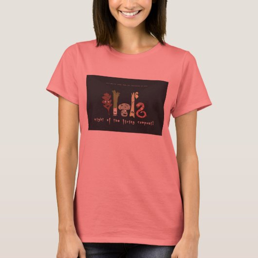 T-shirt nuit du compost vivant ! sur votre chemise ! (Devant)