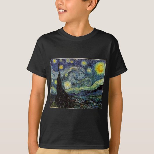 T-shirt nuit étoilée, 1889, Vincent van Gogh (Devant)