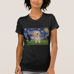 T-shirt Nuit étoilée - Chiot Havanais