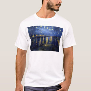 T-shirt Nuit étoilée de Van Gogh au-dessus du Rhône
