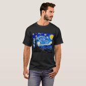 T-shirt Nuit étoilée De Vincent Van Gogh (Devant entier)
